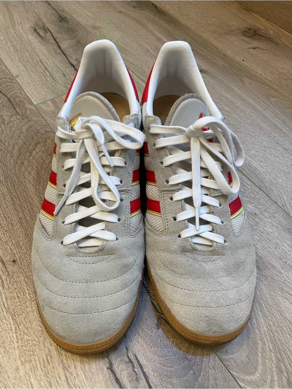 Adidas busenitz pro vintage suede gum J14416 feather gray red orbit gray 11.5